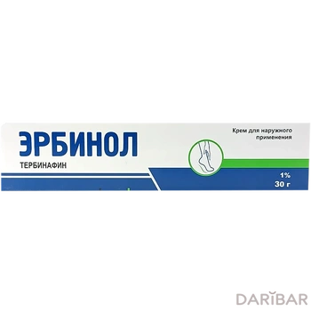 Эрбинол 10 мг/г крем наружн 30 г