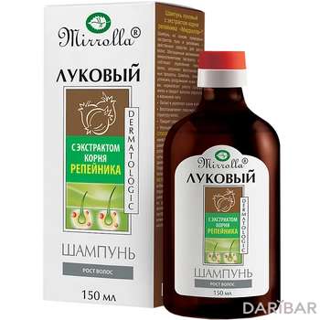 Луковый шампунь с экстрактом корня репейника 150 мл