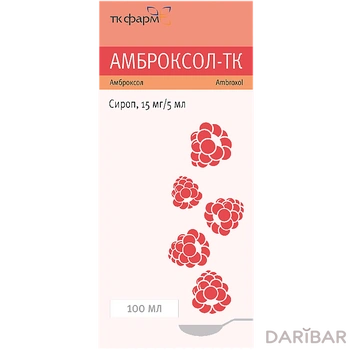 Амброксол 15 мг/5 мл 100 мл сироп