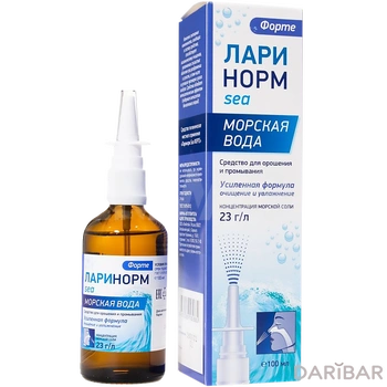 Ларинорм форте морская вода 23 г/л 100 мл усиленная форма