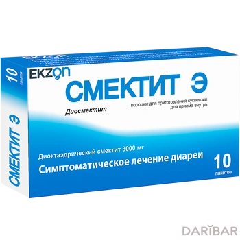 Смектит Э порошок для приг-ия суспензия 3 г № 10