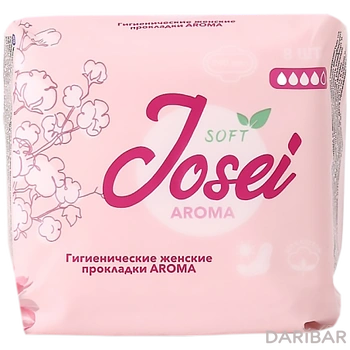 Josei Aroma гигиенические прокладки 4 капли 8 штук