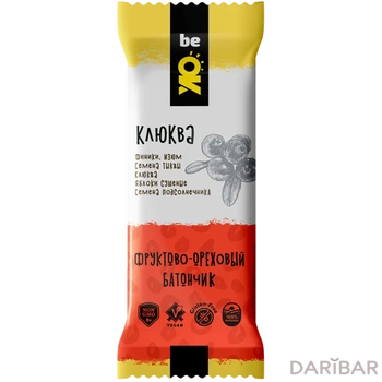 Фруктово-ореховый батончик Клюква ОК