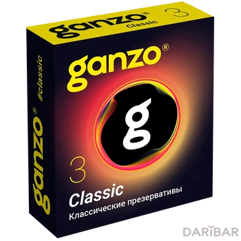 Презервативы Ganzo, classic классические 3 шт