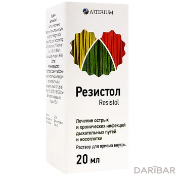 Резистол 20 мл раствор