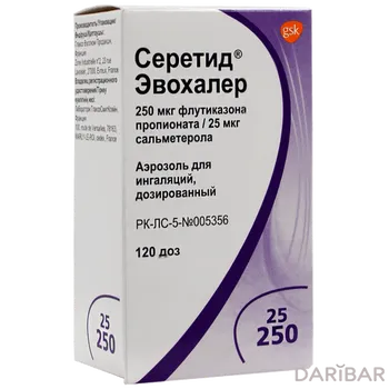 Серетид Эвохалер 25/250 мкг 120 доз