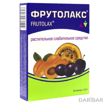 Фрутолакс 0,5 г капсулы № 30