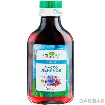 Масло льняное миролла 100 мл