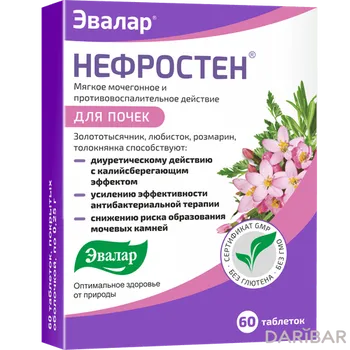 Нефростен 0,25 г таблетки № 60