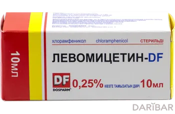 Левомицетин-df капли.0,25% 10 глазные