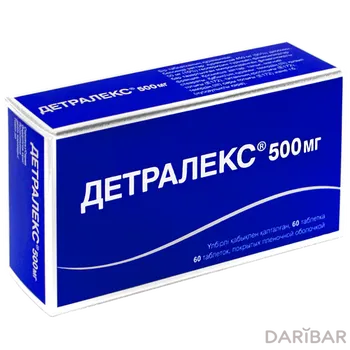Детралекс 500 мг таблетки, покрытые оболочкой № 60