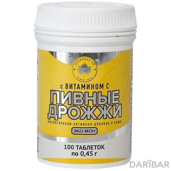 Дрожжи пивные c витамином С таблетки № 100