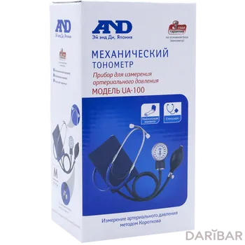Тонометр AND мех со вст стет UA-100