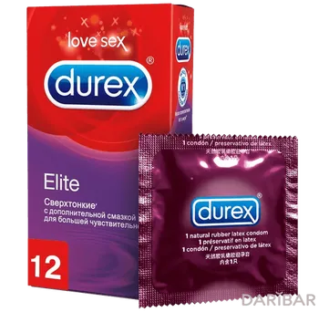 Durex elite презервативы тонкие № 12