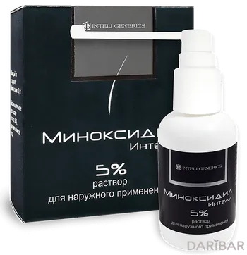 Миноксидил интели 5% 60 мл
