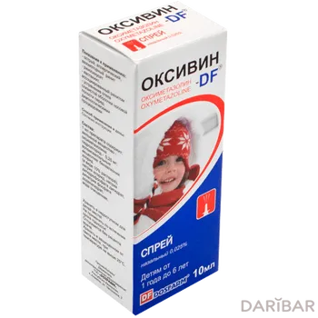 Оксивин-df спрей 0,025% 10 мл назальный