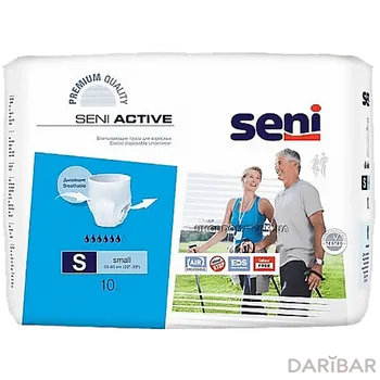 Трусики урологические Seni Active Small 10 шт размер 1/активный образ жизни