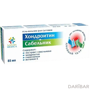 Хондроитин+Сабельник гель-бальзам для суст 85 мл