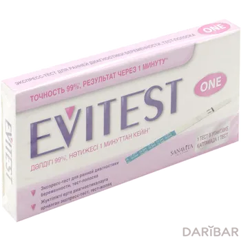 Тест на берем эвитест/evitest/ № 1