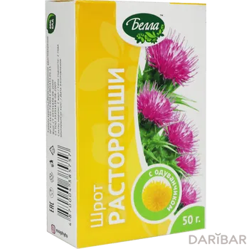 Расторопши шрот с одуванчиком 50 г белла