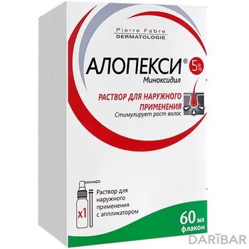 Алопекси 5% 60 мл флакон