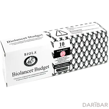 Скальпель biolancet budget стерильный № 21
