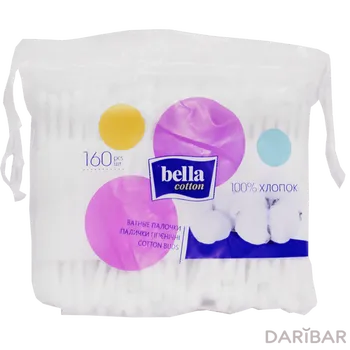 Палочки ватные Bella № 160 м/у ПЭТ