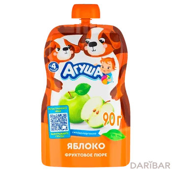 Пюре фруктовое Агуша Я САМ 90 г Яблоко пауч