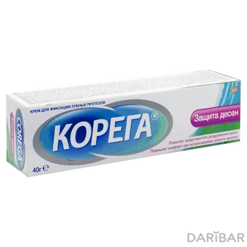Корега крем д/фикс зубных протезов защита десен 40 г