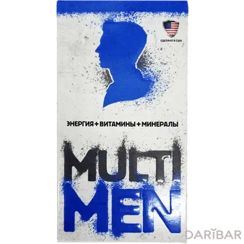 Мульти-мен вит-минерал комплекс д/муж таблетки № 30
