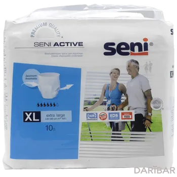 Трусики урологические Seni Active Extra Large размер№4 10 шт/активный образ жизни