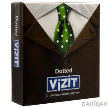 Vizit Dotted точечные презервативы № 3
