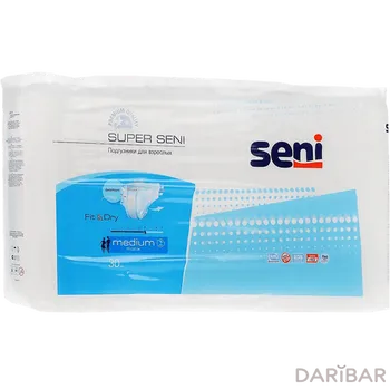 Подгузники д/взрослых Seni Super Medium разм№2 30 шт