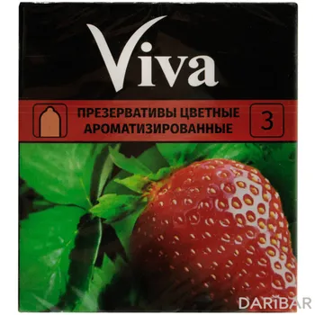 Viva презервативы цветные № 3