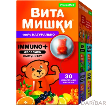 Пастилки витамишки иммуно + облепиха жев № 30