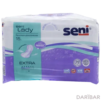Прокладки урологические Seni Lady Extra 15 шт (4 капель) NEW