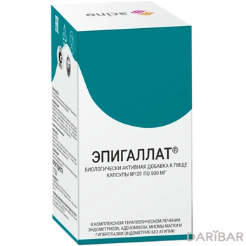Эпигаллат 500 мг капсулы № 120 банка