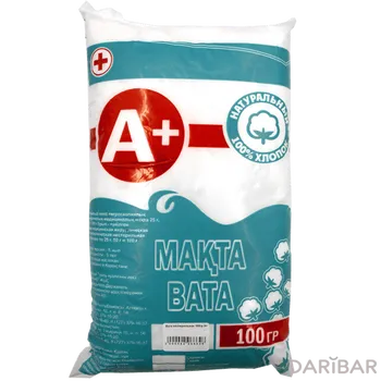 Вата нестерильный жайик-as 100 г