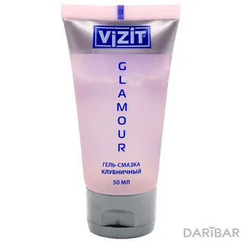 Vizit Гель-смазка glamour клубничная 50 мл