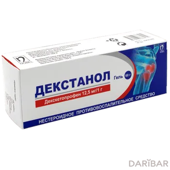 Декстанол 12,5 мг гель 1 г 60 г