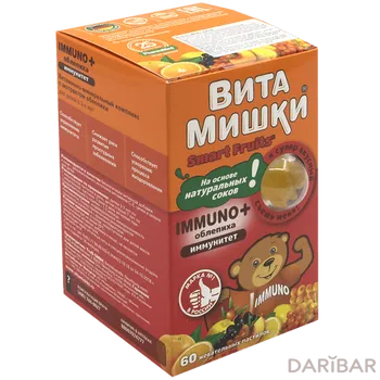 Пастилки витамишки иммуно+облепиха жев 2,5 г № 60