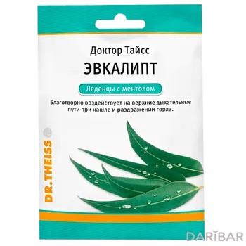 Леденцы Эвкалипт с ментолом 50 г (Др.Тайсс)