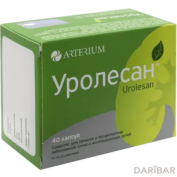Уролесан капсулы № 40